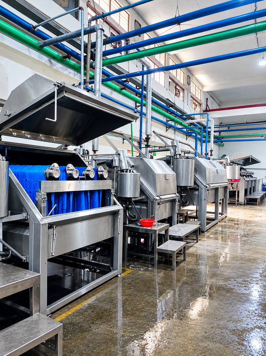 Dyeing area yarn at BSKL